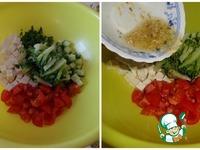 Салат с овощами и брынзой ингредиенты