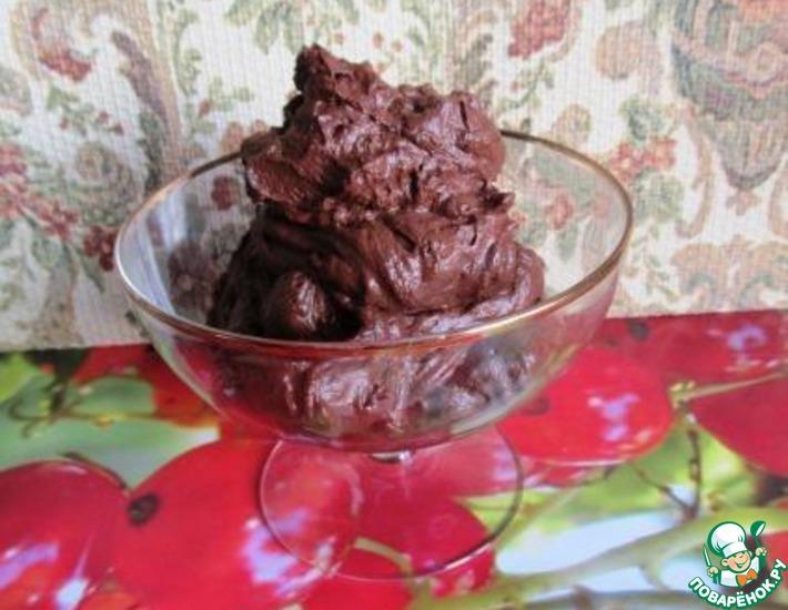 Рецепт: Шоколадный крем Шантильи