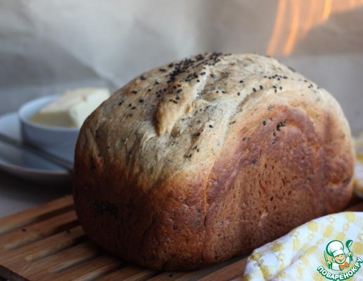 Рецепт: Хлеб с брынзой и прованскими травами