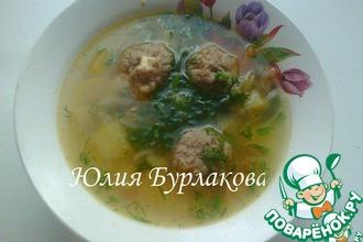 Рецепт: Суп картофельный с гречневыми фрикадельками