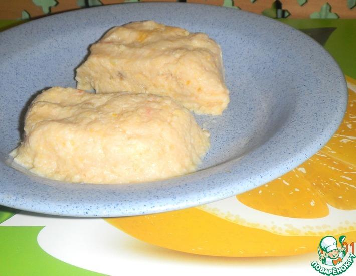 Рецепт: Рыбное суфле из кукурузной каши