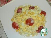 Яичный салат с помидорами-черри ингредиенты