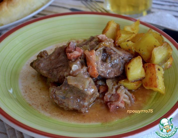 Рецепт: Томленое мясо по-бельгийски