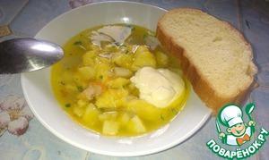 Украинский суп с галушками