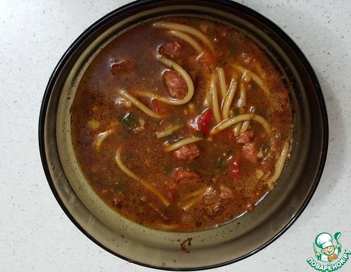 Рецепт: Дунганская суп-лапша