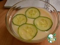 Йогуртово-огуречное желе с лимонным соусом ингредиенты