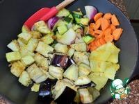 Гуляш овощной с копченой курицей ингредиенты