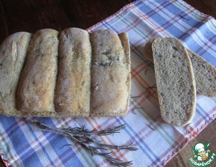 Рецепт: Итальянский хлеб с маслинами