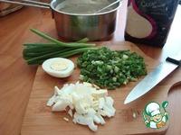 Оладьи с зеленым луком и яйцом ингредиенты