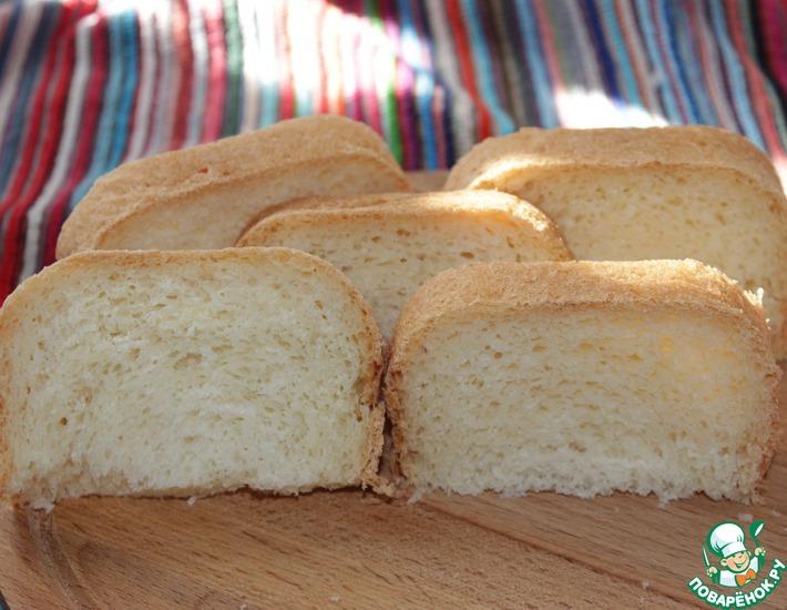 Рецепт: Пшеничный хлеб с нежной корочкой