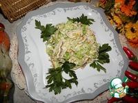 Капустный салат с курицей и яичными блинчиками ингредиенты