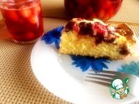 Пирог с ягодами на кефире и семолине ингредиенты