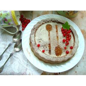 Пирог с красной смородиной и щавелём