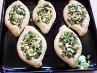 Открытые пирожки с картофелем и зеленью ингредиенты