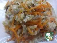 Рисовый гарнир с морковью по-корейски ингредиенты