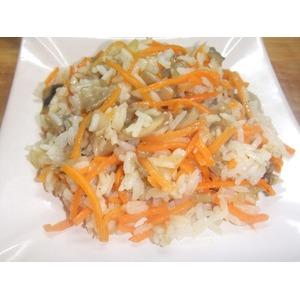 Рисовый гарнир с морковью по-корейски