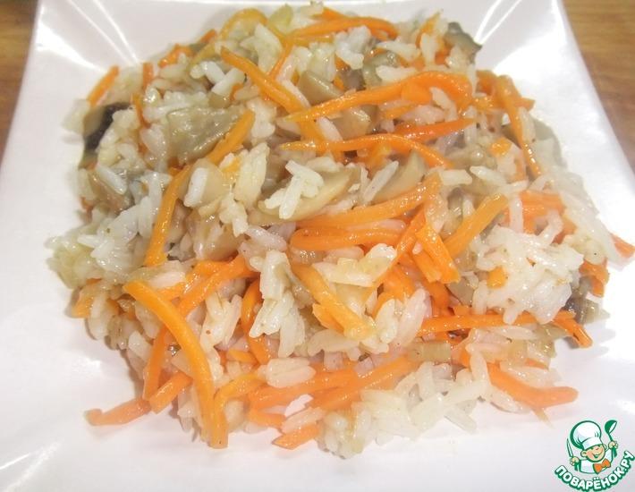 Рецепт: Рисовый гарнир с морковью по-корейски