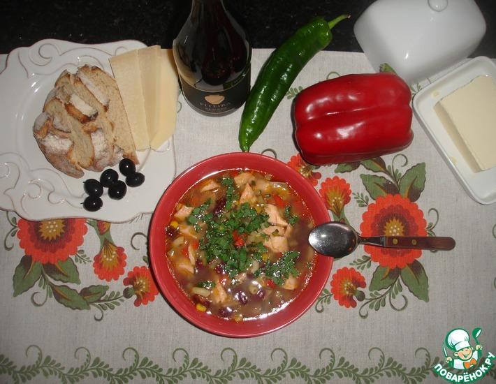 Рецепт: Мексиканский рыбный суп