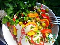 Салат с рисом и летними овощами ингредиенты