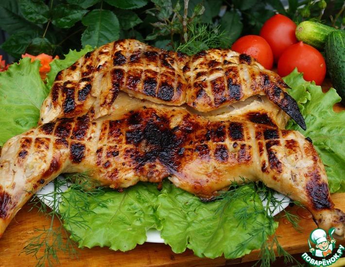 Рецепт: Цыпленок на гриле в маринаде