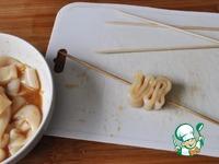 Шашлычки из кальмара в китайском стиле ингредиенты