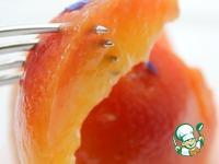 Летние десерты из необычно пошированных персиков ингредиенты
