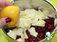 Блинчики с ароматным яблочно-клюквенным соусом ингредиенты