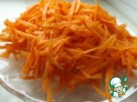 Блинчики с морковно-ореховой начинкой ингредиенты