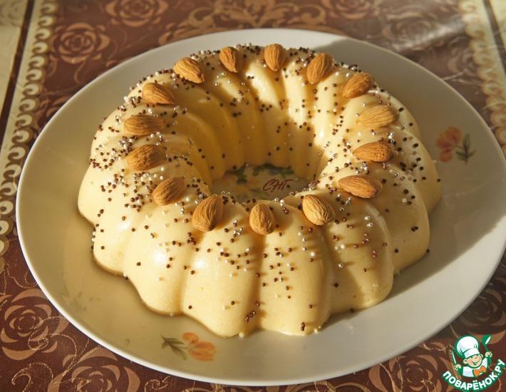Рецепт: Творожный десерт с хурмой