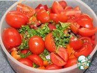 Овощной салат с индейкой Мозаика ингредиенты