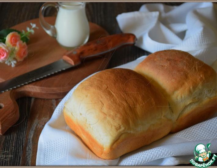 Рецепт: Японский белый хлеб