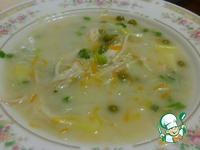 Сырный суп с зеленым горошком ингредиенты