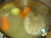 Сырный суп с зеленым горошком ингредиенты