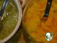 Сорбе из манго с гранатовым сиропом ингредиенты