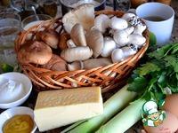 Блины с грибами под сырно-пивным соусом ингредиенты