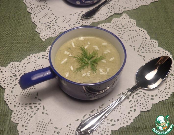 Рецепт: Суп-пюре с машем и брокколи
