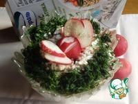 Рисовый салат с редисом Весенний ингредиенты