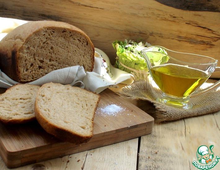 Рецепт: Заварной пшенично-ржаной хлеб