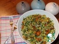 Салат с грибами и маринованным луком ингредиенты