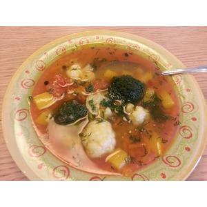 Суп из красной чечевицы с овощами
