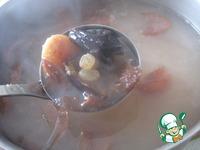 Сладкий суп с сухофруктами и ванильно-творожными клецками ингредиенты