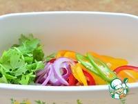Вок-форель с весенним салатом ингредиенты