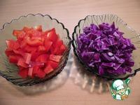 Салат с тунцом и красной капустой ингредиенты