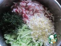 Весенний салат с заправкой Похудейка ингредиенты