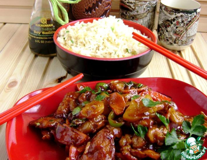 Рецепт: Свинина по мотивам Гуанчжоу