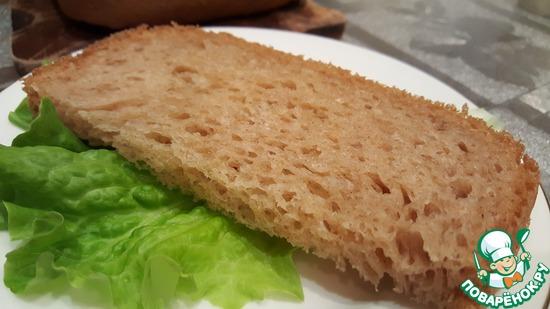 Заварной пшенично-ржаной хлеб