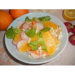 Салат с апельсинами