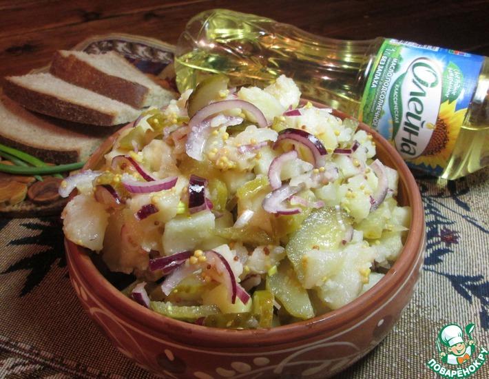 Рецепт: Салат из печеного картофеля