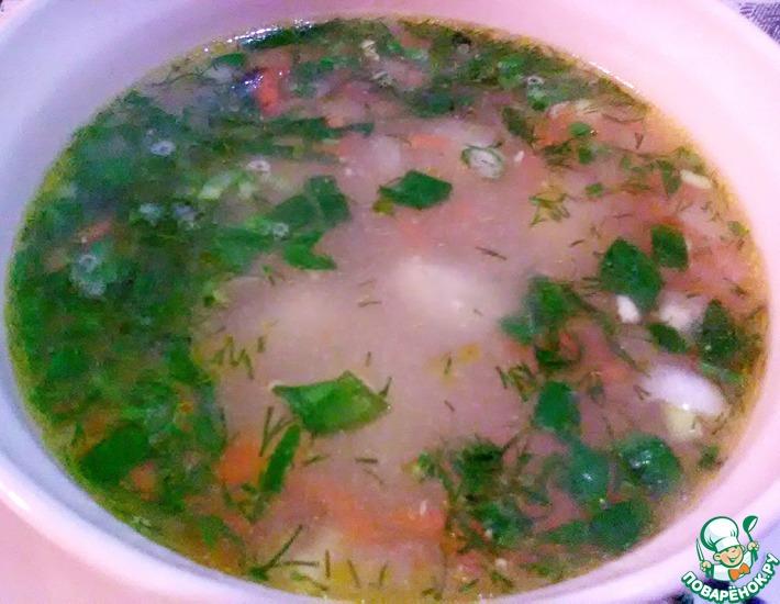 Рецепт: Суп после праздников Копчушка