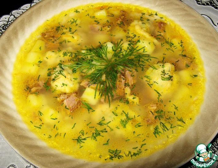 Рецепт: Суп с клецками Домашний